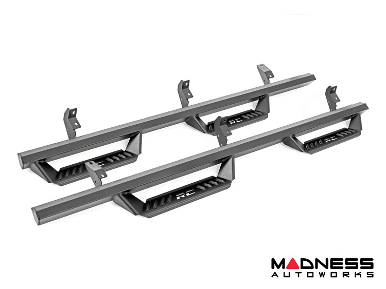 Ford Bronco Side Steps - 4 Door - AL2 Drop Step - Rough Country 